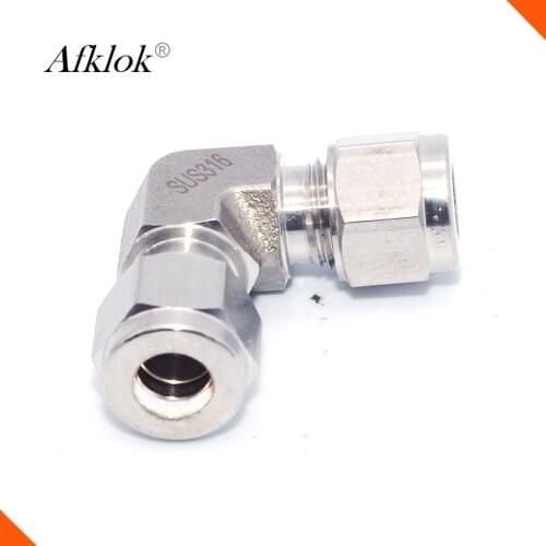 Stainless steel 316 Elbow Fitting 1/8" 1/4" 3/8" 1/2" 3/4" 1" Female NPT x Female NPT Tube Fittings