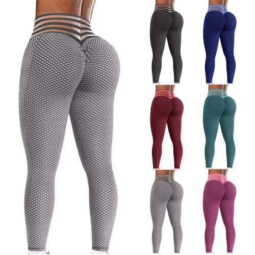 Women Sport leggings Gym Exercise High Waist Fitness leggins High elasticity Tights Running Athletic Trousers push up Yoga pants