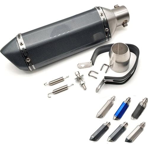 Hot Motorcycle Exhaust Pipe Modify 51mm Motocross Exhaust Muffler For Kawasaki KX125 KX250 KX250F KX450F KX100 kx 450 f 2020