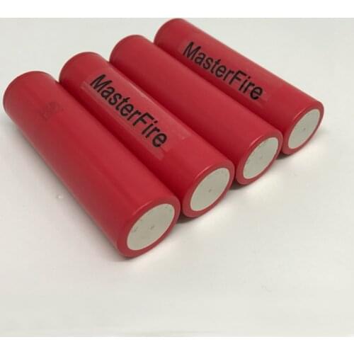 MasterFire 20pcs/lot Original Sanyo 18650 NCR18650GA 3.7V 3500mAh Rechargeable Battery Lithium Batteries Cell 10A Discharge
