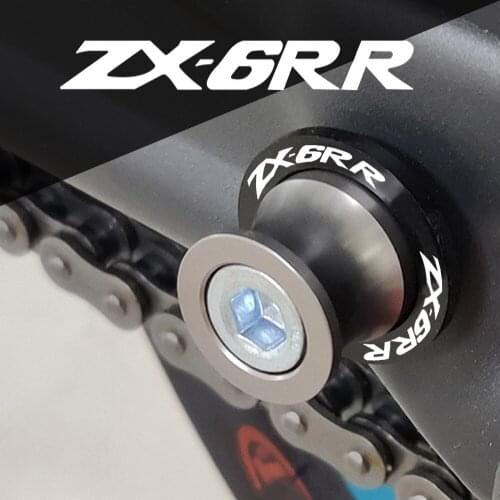 Motorcycle Swingarm Spools stand screws Slider Bobbins For Kawasaki ZX6RR ZX-6RR 2000 2001 2002 2003 2004 2005 2006 2007