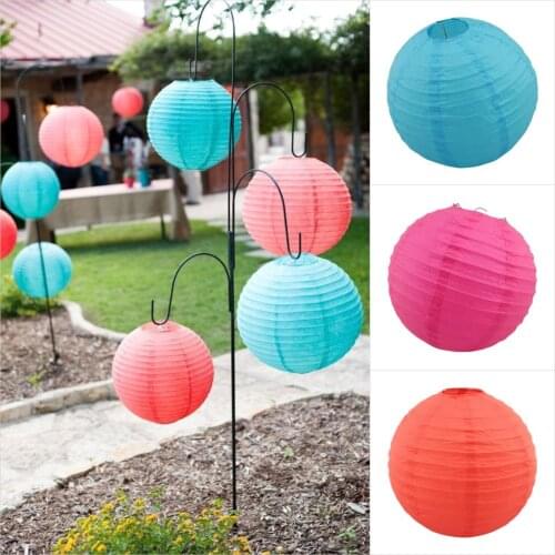 New 12''(30cm) Multicolor Chinese Traditional Waterproof Cloth Lantern Wedding party Decor supplies festival decoration lantern