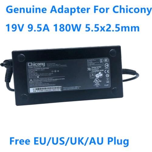 Genuine A12-180P1A 19V 9.5A 180W A180A004L AC Adapter For MSI GT780 S93 MS-16F2 Clevo P150EM P650SG Laptop Power Supply Charger