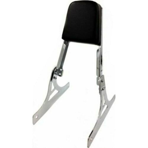 Motorcycle Sissy Bar Backrest Padded Seat Back For Harley Softail FXST FLSTSC FLSTS