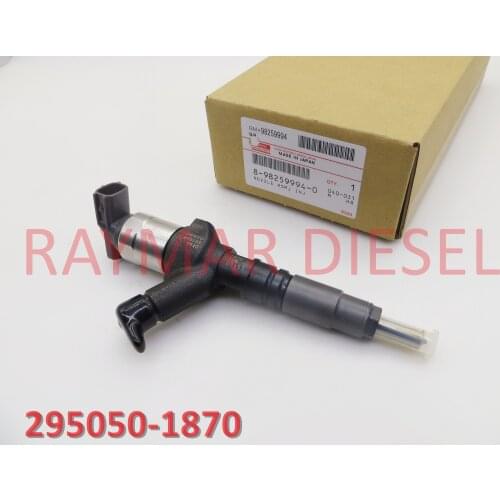 Genuine common rail fuel injector 295050-1870 for ISUZU 4JH1 8982599940, 8-8259994-0