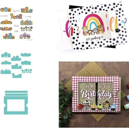 Animals Transparent Clear Stamps for DIY Scrapbooking/Card Making/Kids Christmas Fun Decoration Supplies