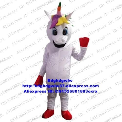 Rainbow Pony Flying Horse Unicorn Ainkhuern UNIMON Single Angle Mascot Costume Adult Cultural Festival Major Events zx2494