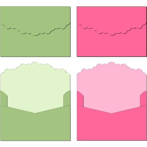 New envelope Wooden Die Scrapbooking N152 Cutting Dies Multiple Sizes Compatible With Most Die Cutting Machines