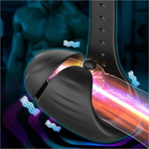 Glans Stimulator Vibrator For Male Sex Toys Penis Massage Delay Ejaculation Adjustable Penis Trainer Adult Sex Toy Free Shipping