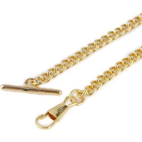 Gold/Black T Bar Pocket Chains