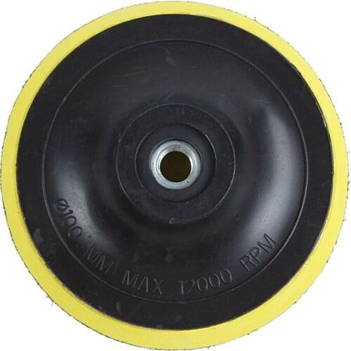 Angle Grinder Sanding Polishing Hook and Loop Backing Pad 4" Dia