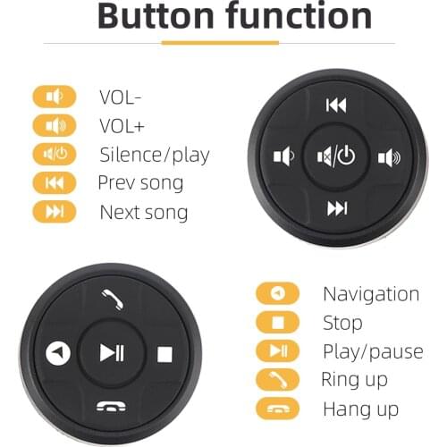Universal Car Steering Wheel Remote Control 10 Key Music Wireless DVD GPS Navigation Radio Remote Control Buttons