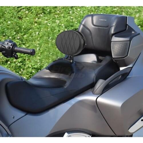 High Quality Moto Leather Backrest Smart Mount Driver BackRest For Can Am Spyder RT SE6 SM5 2008-2017 Motorbike Accessories