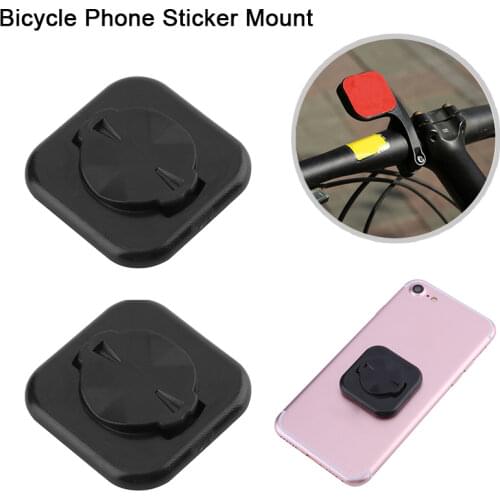 Bike Bicycle Mobile Phone Sticker Mount Phone Holder Riding Strong Adhesive Support Stand Back Button Paste Adapter for GARMIN