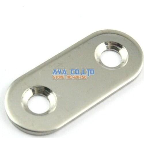 32 Pieces 37*16*1.8mm Stainless Steel Flat Corner Brace Connector Bracket