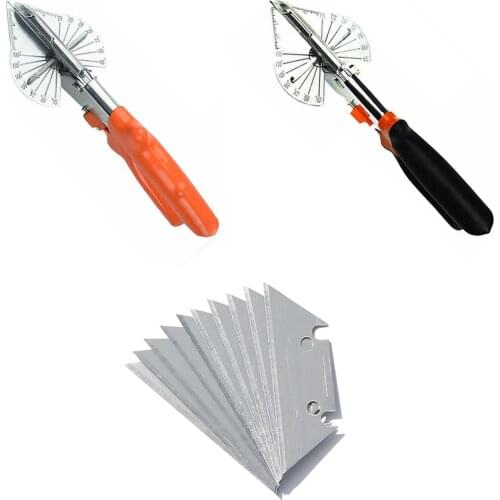 45-90 Multifunction Angle Mitre Trunking Scissors PVC PE Plastic Pipe Cutter Angle Shears Automatic Wire Cutting Duct Mitre Trim