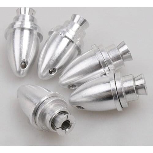 5pcs 2.0mm 2.3mm 3.0mm 3.17mm 4.0mm 5.0mm Aluminum Bullet Propeller Adapter Holder for Brushless Motor Prop RC Parts