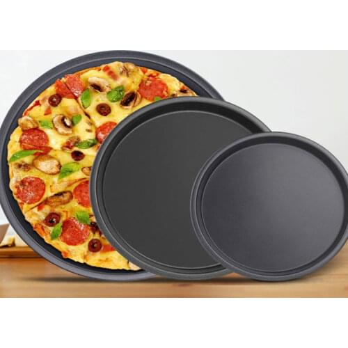 6 7 8 9 Inch Carbon Steel Non-stick Mold Baking Mold Baking Tool Mould Pan Round Pizza Plate Pan Deep Dish Tray