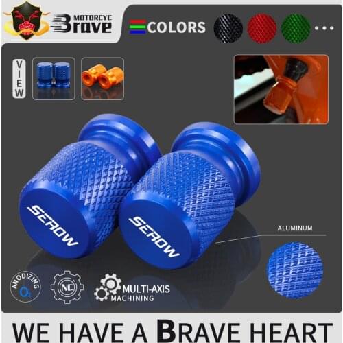 For YAMAHA SEROW225 SEROW250 SEROW 225 250 Motorcycle CNC Accessories Wheel Tire Valve caps CNC Aluminum Airtight cover