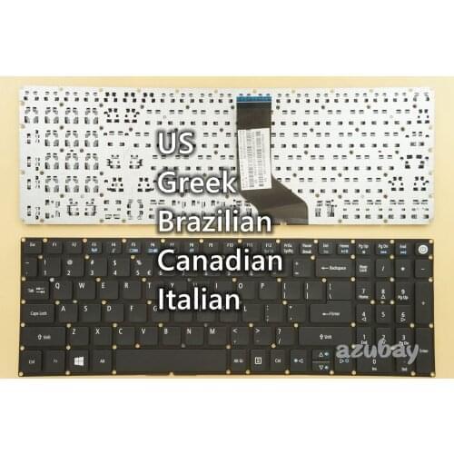 US Canadian Greek Brazilian Italian Keyboard for Acer A315-21 A315-21G A315-31 A315-51 A315-52 A515-41G A515-51 A515-51G A517-51