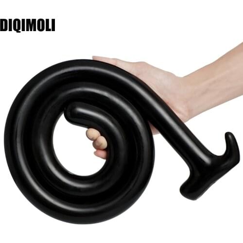 39.37 Inch Overlength Anal Plug Dildo 1 Meter Soft Anal Dilator Sex Toys for Stimulation of Vagina and Anus Extra Long Butt Plug