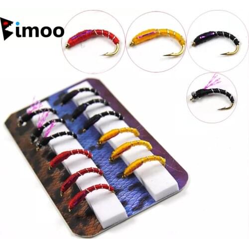 Bimoo Nymph Trout Flies Fly Fishing Hook Fly Fishing Bait Free to send the box