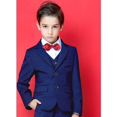 Blazers For Boys Boys Suits For Formal Party Suits Blue Evening Child Communion Big Size Teenagers 3 Pieces 12 Years Old