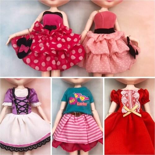 Blyth Doll Clothe Blyth Outfit Suit for 1/6 BJD Licca Body Suit Toy Girl Gift for Doll Customized