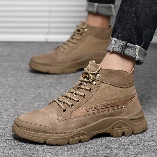 Boty Ankle Boots Men Moccasins For Cowboy Chelsea Mens Leather Winter Casual Shoes Mens Coturno Home Motorcycle