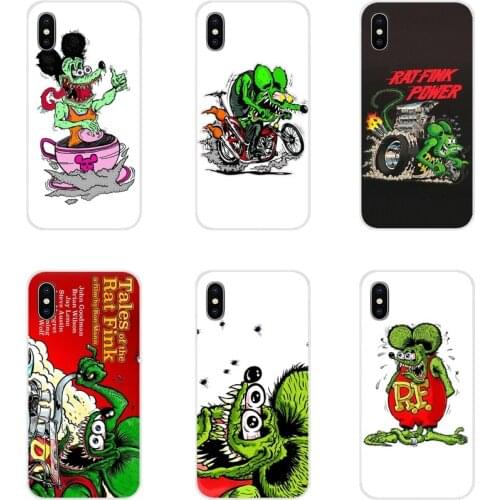 Tales of the Rat Fink Accessories Phone Cases Covers For Xiaomi Mi6 A1 5X 6X Redmi Note 5 5A 4X 4A 4 3 Plus Pro pocophone F1