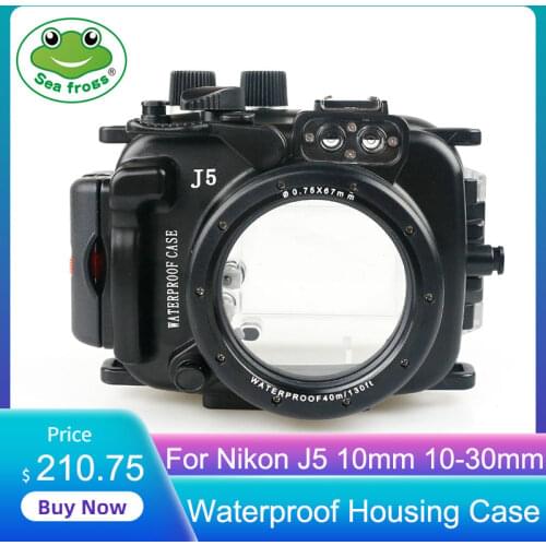 For Nikon J5 10mm 10-30mm Digital Camera Diving Case Underwater Waterproof Housing Case Transparent Waterproof Cover