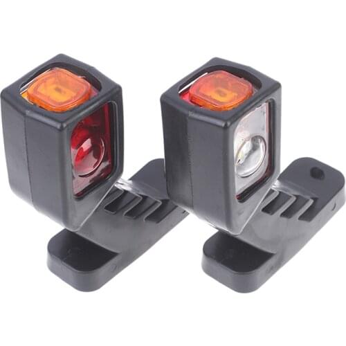 2 X Led Side Marker Lights Stalk Outline Lamp Indicator Trailer Truck 12/24v trailer tail lights truck accessories