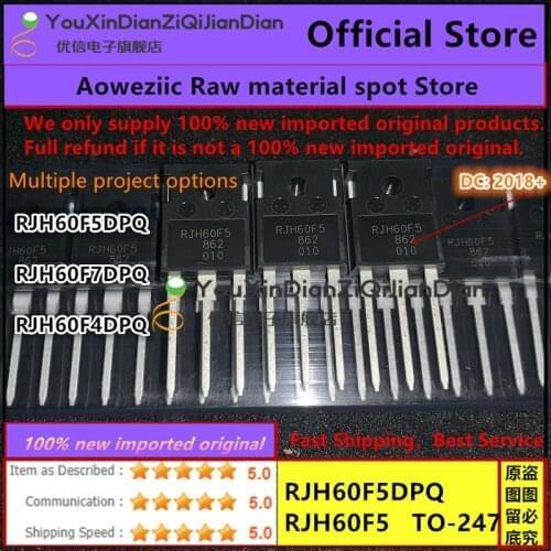 30PCS 100% new imported original RJH60F5DPQ RJH60F5 RJH60F7DPQ RJH60F7 RJH60F4DPQ RJH60F4 TO-247 IGBT power transistor