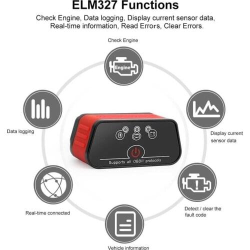 KONNWEI Mini Bluetooth KW901 OBD 3.0 Automotive Scanner Car On-Board Diagnostic Multifunctional Car Diagnostic Tool