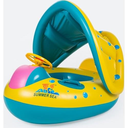 Summer Baby Kids Safety Swimming Ring Inflatable Swan Swim Float Fun Toys Swim Ring Seat Boat Infant Water Swim Pool Accessories