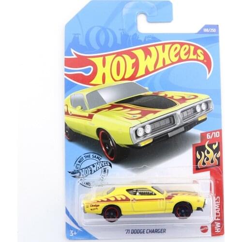 2020-188 Hot Wheels 71 DODGE CHARGER Mini Alloy Coupe 1/64 Metal Diecast Model Car Kids Toys Gift