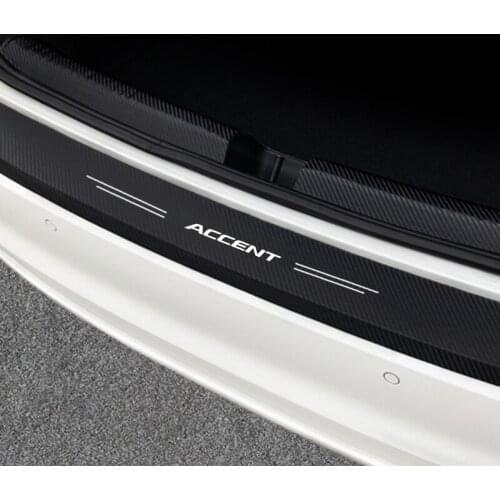 For Hyundai Accent LC MC RB HC 2010 2009 2008 2007 2006 2005 2004 2003 2002 2001 2000 Car Trunk Rear Bumper Sticker Accessories