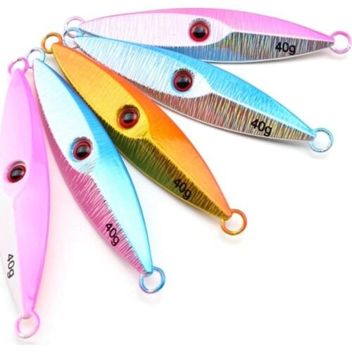 NEW 1pcs 38g 8.5cm Boat Fishing Jigs Metal Jigging Lure Set Artificial Bait Lead Jig Fishing Lure for Carp Fishing
