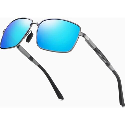 Al-mg Women Men Polarized SunGlasses Polarized Mirror Sunglasses Custom Made Myopia Minus Prescription Lens -1 To -6