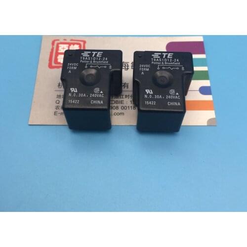 Original T9AS1D12-24 4PIN 30A 240VAC 24VDC relays
