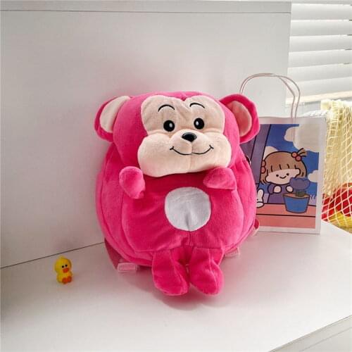 Cartoon Plush Children Backpacks Kindergarten School Bags for Baby Boys and Girls Backpacks Cute Backpack