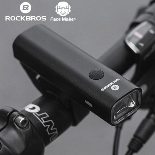 Rockbros Bicycle Light Front Llight Night Riding Strong Llight Flashlight USB Charging Rainproof Outdoor Night-riding Equipment