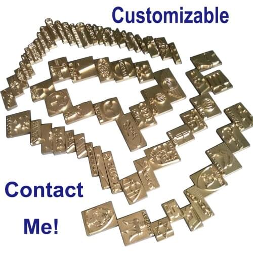 Customized Stamps Car Logos Engraving Hot Stamping Molds Jewelry Stamping Leathercraft Embossing Tools Metal Punch Metal Die