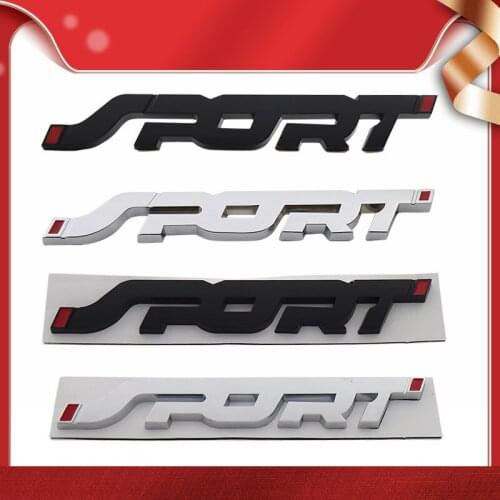 3D Premium SPORT Edition for Ecosport Focus 2 3 Mondeo Fiesta Kuga Edge Hood Fender trunk Rear Bonnet Decal Emblem Badge Sticker
