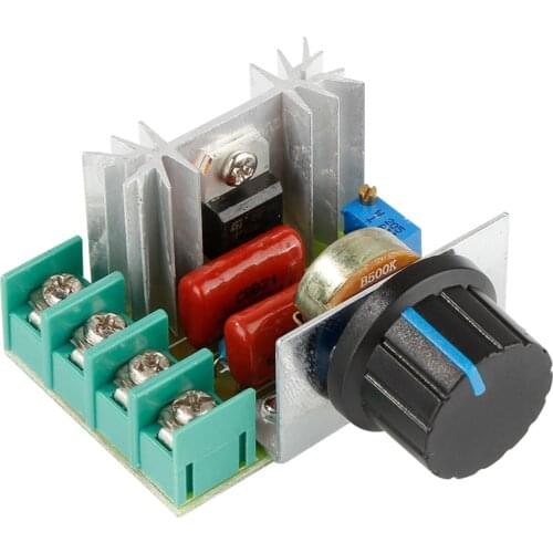 AC 220V 2000W SCR Voltage Regulator Dimming Dimmers Motor Speed Controller Thermostat Electronic Voltage Regulator Module