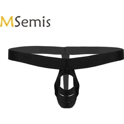 Swimwear Mens Lingerie Underwear Elastic Low Rise Thong Panties Multi-Straps Bulge Pouch T-back Jockstraps Briefs Underpants