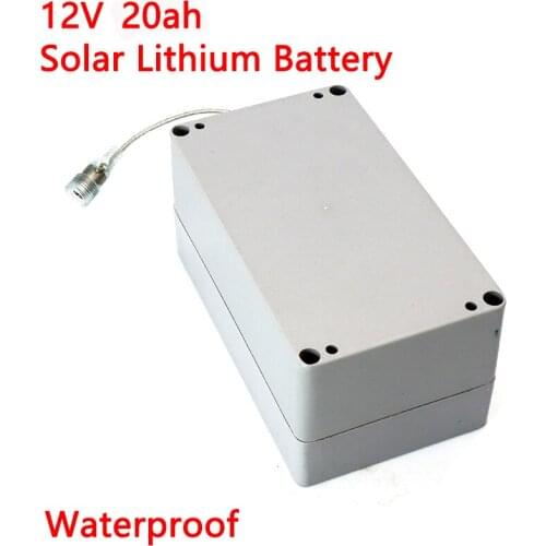 12V 20ah solar street light lithium battery Solar Monitoring batteries camera monitoring 12.6V 20000mAh battery pack waterproof