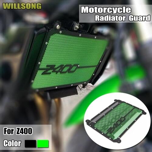 Radiator Grille Cover Protector Oil Cooler Guard For KAWASAKI NINJA400 Z400 2017-2019 Motorcycle Accessories Falling Protection