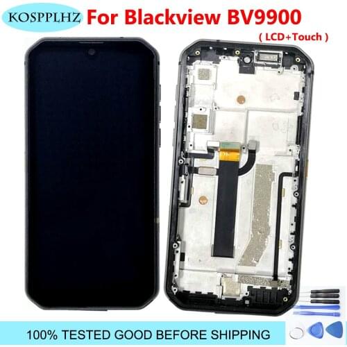 5.84" For Blackview BV9900 LCD Display + Touch Screen assembly Replacement BV9900E BV9900 PRO BV9900PRO LCD Dispaly With Frame