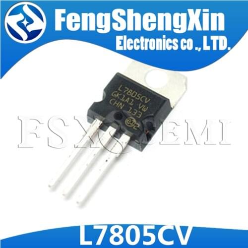 10Pcs/lot L7805CV TO220 L7805 TO-220 7805 LM7805 MC7805 New IC VOLTAGE REGULATORS